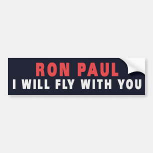 ADESIVO PARA CARRO RON PAUL COM VOCÊ