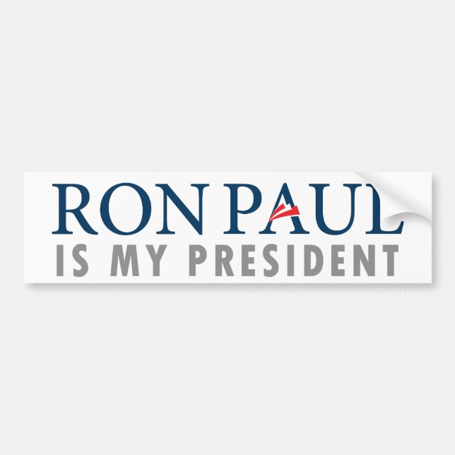 Adesivo Para Carro Ron Paul é meu presidente autocolante no vidro (Frente)