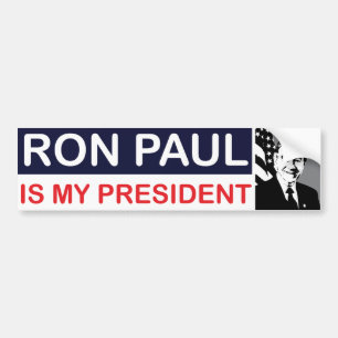 Adesivo Para Carro Ron Paul é meu presidente autocolante no vidro