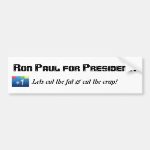 Adesivo Para Carro Ron Paul para o presidente