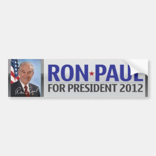 Adesivo Para Carro Ron Paul para o presidente autocolante no vidro