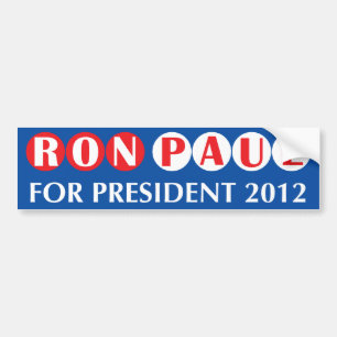 Adesivo Para Carro Ron Paul para o presidente autocolante no vidro