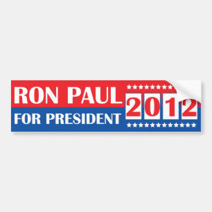 Adesivo Para Carro Ron Paul para o presidente autocolante no vidro