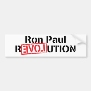 Adesivo Para Carro Ron Paul Revolution Bumper Sticker