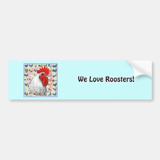 Adesivo Para Carro Roosters! (Frente)