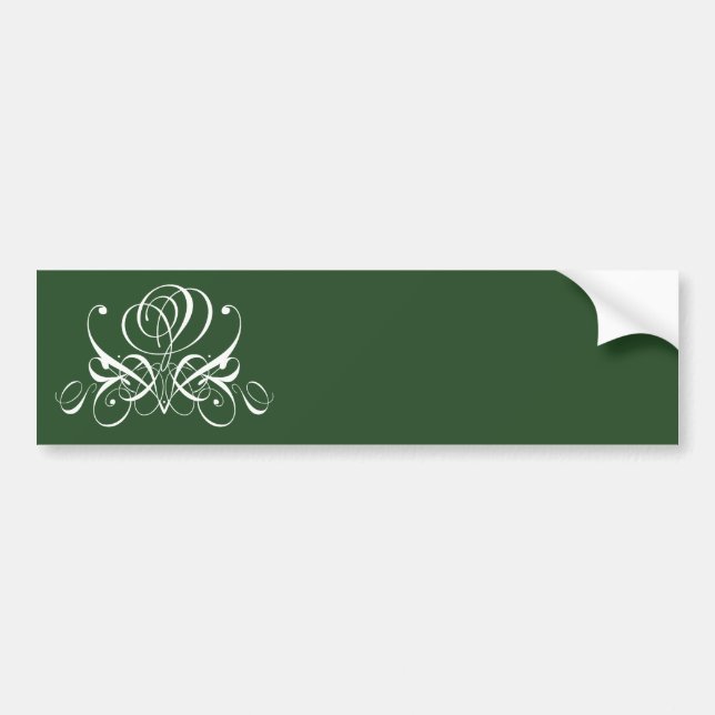 Adesivo Para Carro Rosa Branco e Verde (Frente)