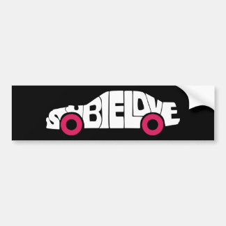 Adesivo Para Carro Rosa Bumpersticker do amor de Subie
