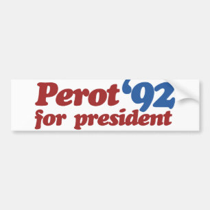 Adesivo Para Carro Ross Perot 1992