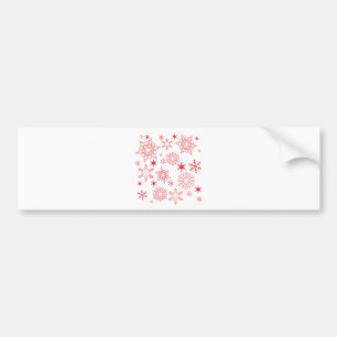 Adesivo Para Carro Rosy Snowflakes