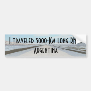 Adesivo Para Carro Rota 40 (Ruta Cuarenta) Argentina, Patagonia