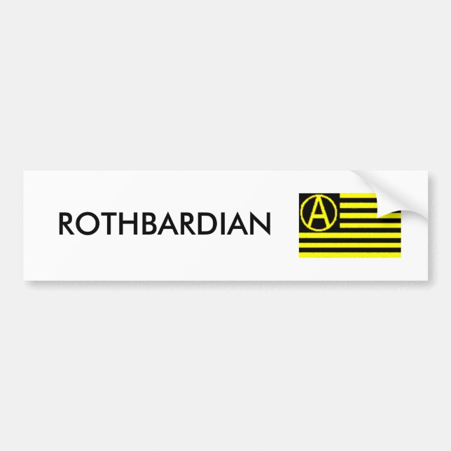 Adesivo Para Carro Rothbardian (Frente)