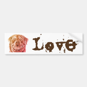 Adesivo Para Carro Rott Love