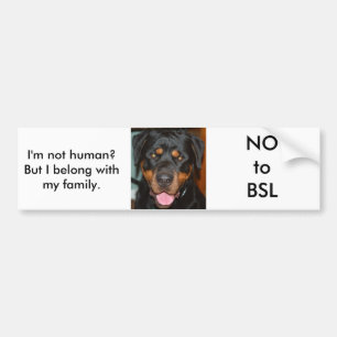 Adesivo Para Carro Rottweiler BSL