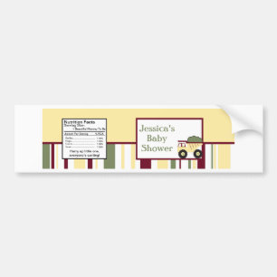 Adesivo Para Carro Rótulo da Garrafa de Água da Zona de Construção