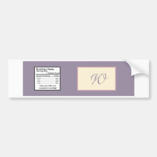 Adesivo Para Carro Rótulo de Garrafa de Água de Casamento Roxo Elegan