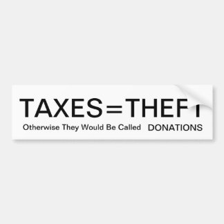 Adesivo Para Carro Roubo igual dos impostos