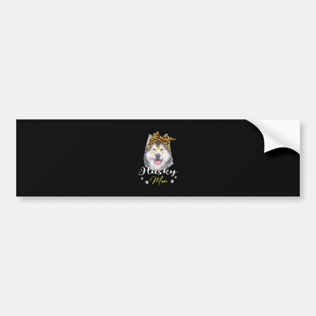 Adesivo Para Carro Rouco Mãe | Presente para os portadores de cães im (Frente)