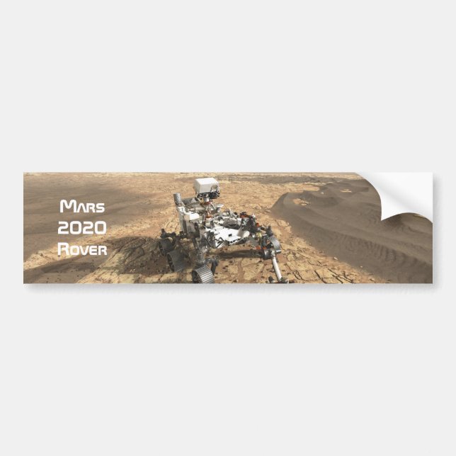 Adesivo Para Carro Rover Mars 2020 (Frente)