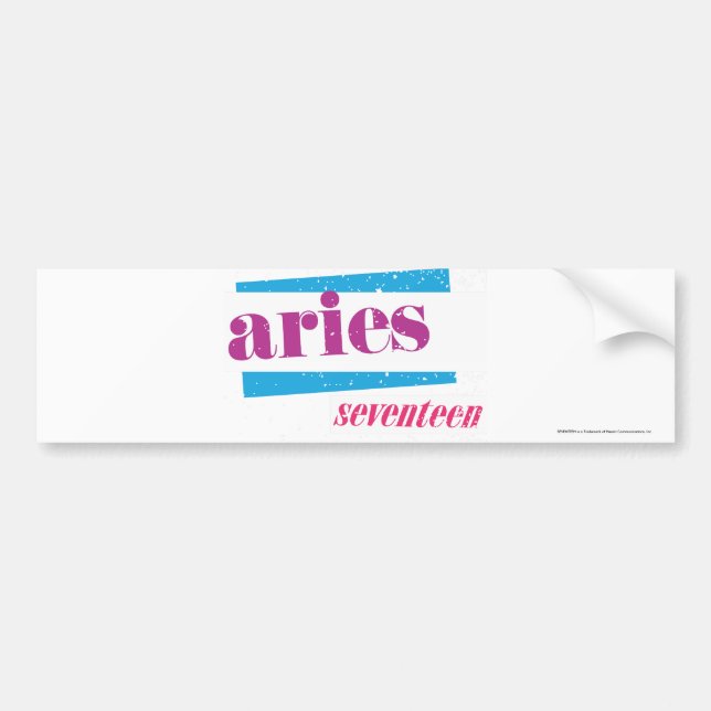 Adesivo Para Carro Roxo do Aries (Frente)