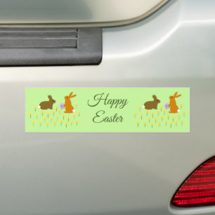 Adesivo Para Carro Ruas de Pára-choque personalizadas de coelhos de P