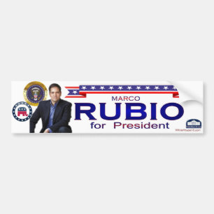 Adesivo Para Carro Rubio para o presidente autocolante no vidro