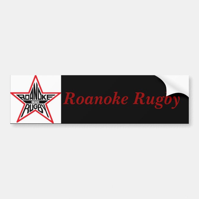 Adesivo Para Carro Rugby de Roanoke (Frente)