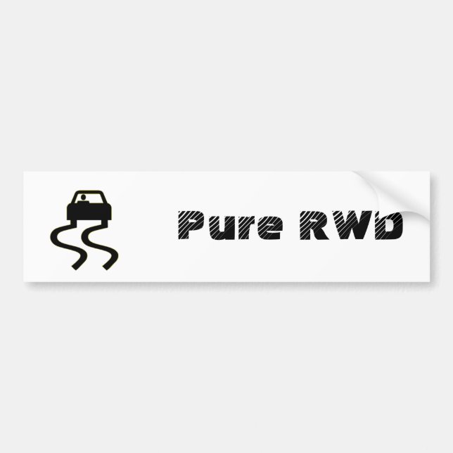 Adesivo Para Carro RWD puro (Frente)