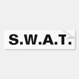 Adesivo Para Carro S.W.A.T. - Armas especiais e táticas do GOLPE