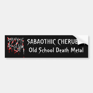 Adesivo Para Carro Sabaothic Cherubim da "metal da morte velha escola