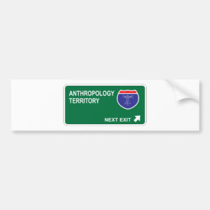 Adesivo Para Carro Saída seguinte da antropologia