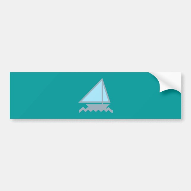 Adesivo Para Carro Sailing veleiro boat (Frente)