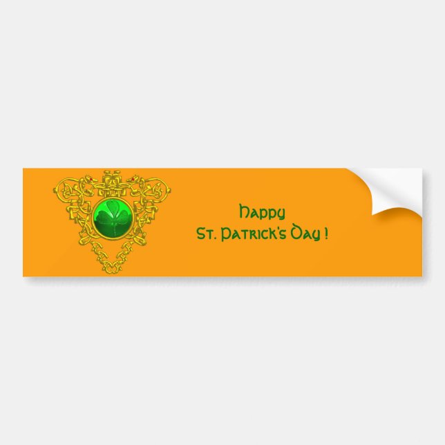 ADESIVO PARA CARRO SAINT PATRICK'S CELTIC HEART (Frente)