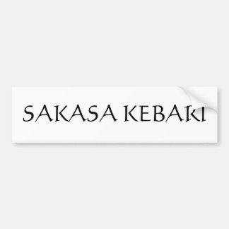 Adesivo Para Carro Sakasa Kebari