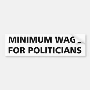 Adesivo Para Carro Salário mínimo para políticos