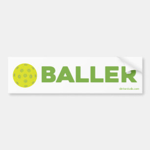Adesivo Para Carro (Salmoura) autocolante no vidro traseiro de Baller