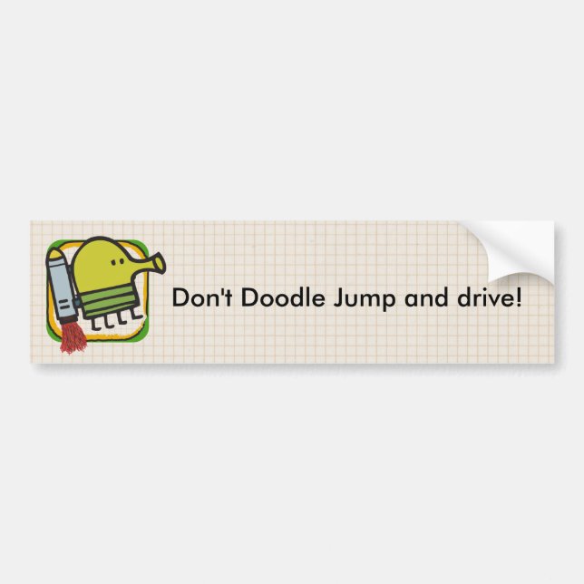 Adesivo Para Carro Salto do Doodle (Frente)