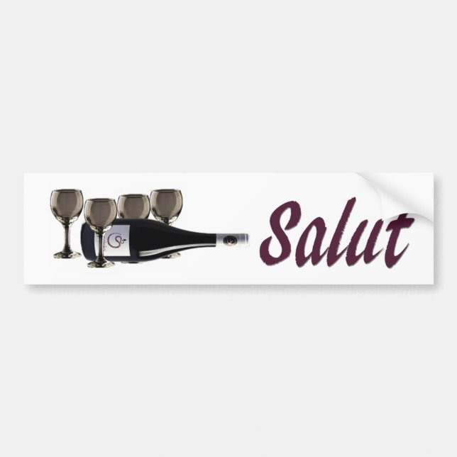 Adesivo Para Carro Salut  (Frente)