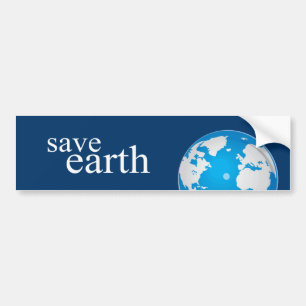 ADESIVO PARA CARRO SALVAR A TERRA