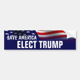 Adesivo Para Carro Salvar América - eleja Donald Trump