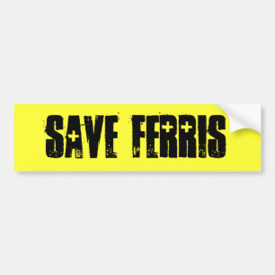 Adesivo Para Carro Salvar Ferris