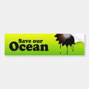 ADESIVO PARA CARRO SALVAR NOSSO OCEANO