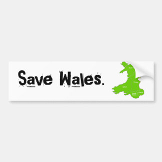 Adesivo Para Carro salvar o Wales.