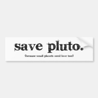 Adesivo Para Carro Salvar Pluto