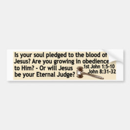 Adesivo Para Carro Salvar por Jesus ou será seu juiz