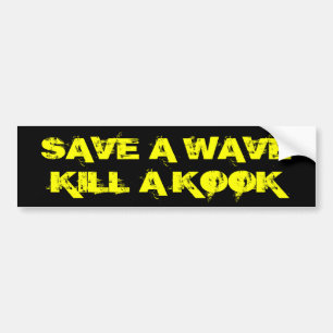 Adesivo Para Carro Salvar um matar da onda um kook