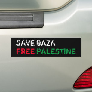 Adesivo Para Carro Salve Gaza Liberdade Palestina branco vermelho ver