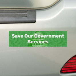 Adesivo Para Carro Salve nossos serviços de Governo