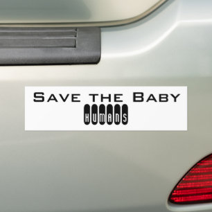 Adesivo Para Carro Salve o bebê humano
