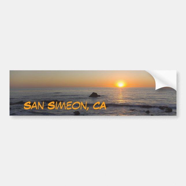 Adesivo Para Carro San Simeon, CA (Frente)