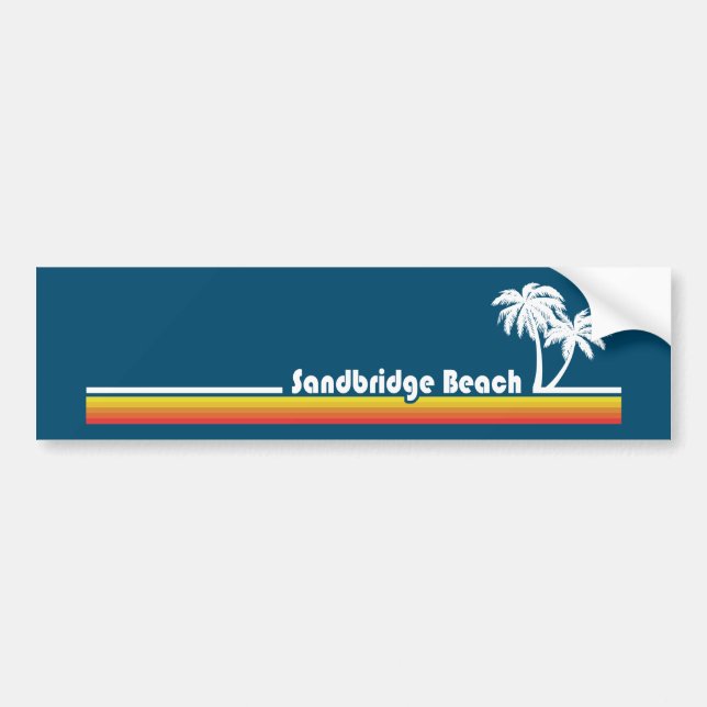 Adesivo Para Carro Sandbridge Beach, Virgínia (Frente)